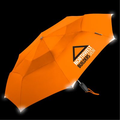 WalkSafe® Vented Auto Open & Close Compact Umbrella