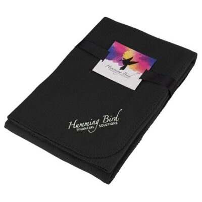 Cozy Fleece Blanket with Full Color Card & Band