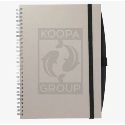 7" X 10" Fsc Mix Spiral Journalbook® With Pen Port