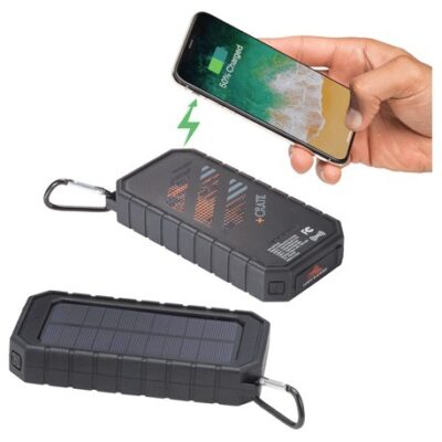 High Sierra® Ipx 5 Solar Fast Wireless Power Bank