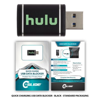 Metal USB Quick Charging Data Blocker with Standard Packaging