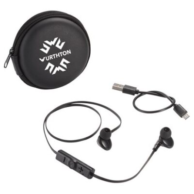 Sonic Bluetooth Earbuds And Carrying Case