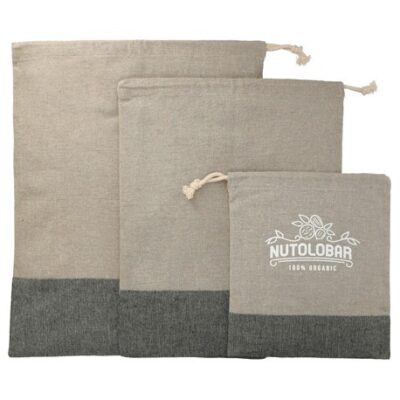 Split Recycled 3Pc Travel Pouch Set