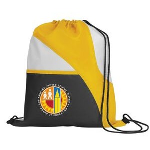 Tri-Color Drawcord Sports Pack Backpack
