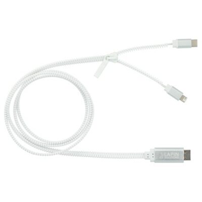 Zipper 3-In-1 Charging Cable