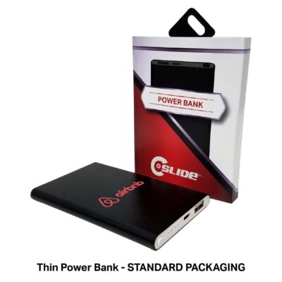 Slim Metal Power Bank 4000mAh with Standard Packaging