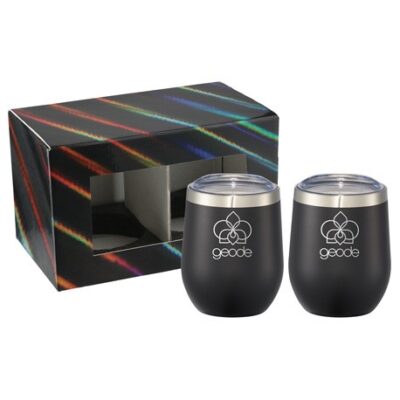 Corzo Cup 12 Oz. 2 In 1 Gift Set