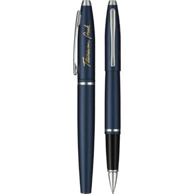 Cross® Calais Matte Metallic Midnight Blue Pen Set