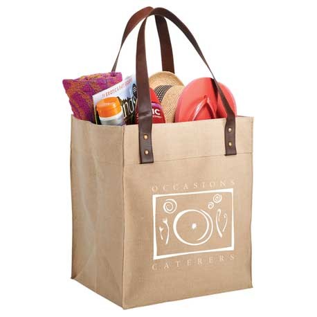 Westover Premium Jute Grocery Tote Bag