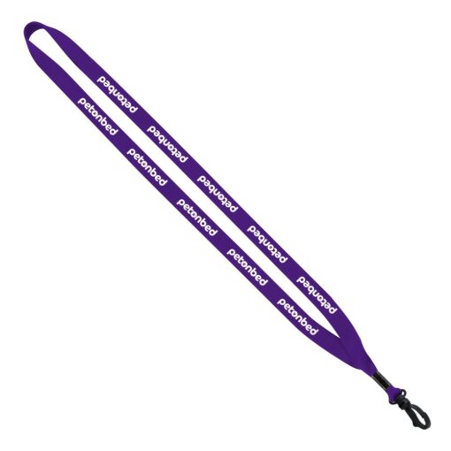 1/2" Polyester Lanyard With Plastic Swivel Snap Hook-9