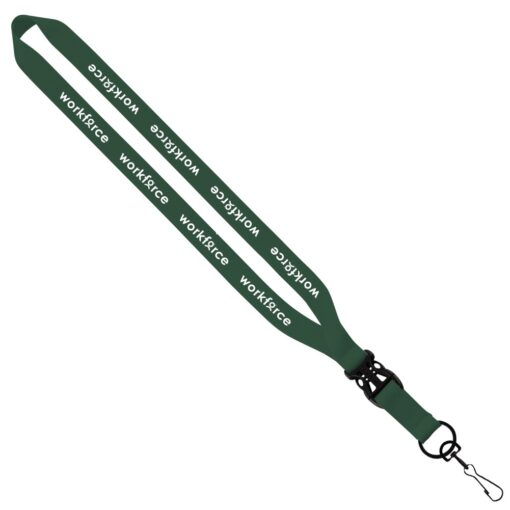 3/4" Polyester Lanyard With Slide Buckle Release & Swivel Snap Hook-5