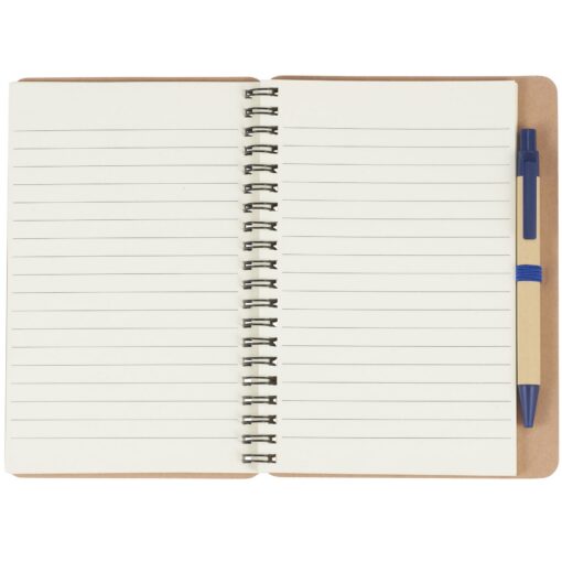 5" x 7" Eco Spiral Notebook with Pen-4