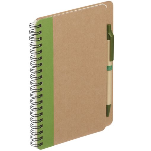5" x 7" Eco Spiral Notebook with Pen-6