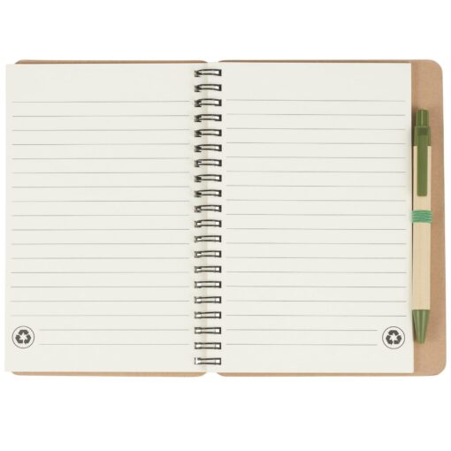 5" x 7" Eco Spiral Notebook with Pen-8