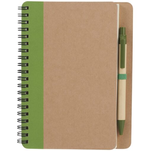 5" x 7" Eco Spiral Notebook with Pen-9