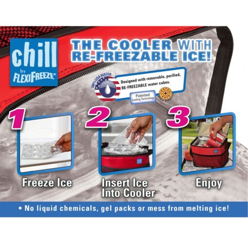 Chill By FlexiFreeze® 6-Can Cooler-4