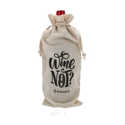 Linen Wine Gift Bag-1