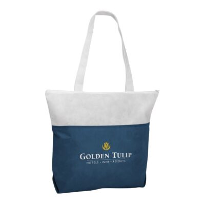 Poly Pro Two-Tone Zippered Tote-1