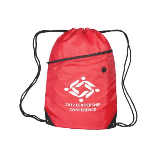 Zippered Sling Bag W/Grommet-5