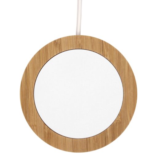 iBevel Plus 15W Wireless Charger With Bamboo Trim-2