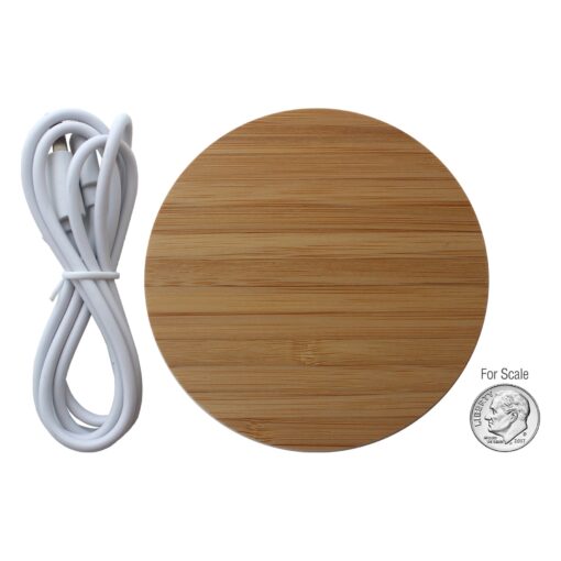 iDisc Bamboo 15W Wireless Charger-8