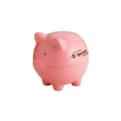 Pink Piggy Bank Stress Shape-3