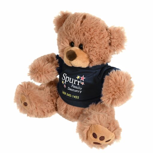 Plush Bear w/ Embroidered Paws and T-Shirt-5