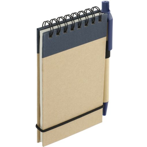 5" x 4" FSC® Mix Recycled Jotter with Pen-9