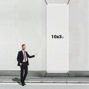 Custom 10' X 3' Mesh Banners