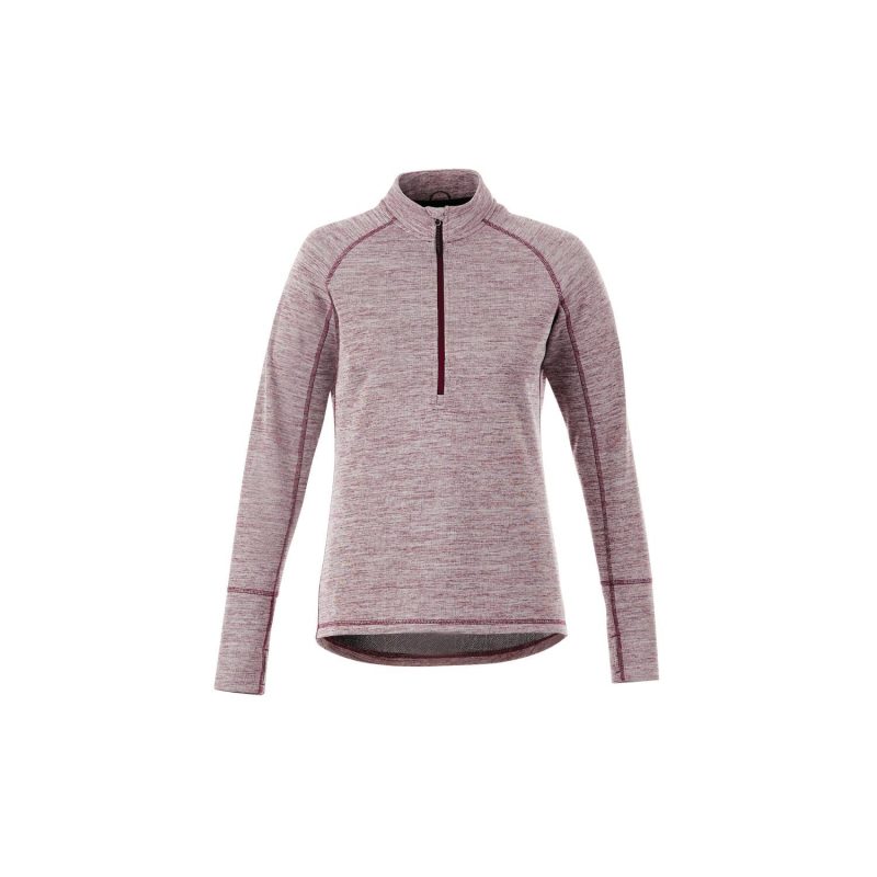 Womens-CRANE-Performance-Knit-Half-Zip-with-Thumb-Holes-TM98305-1 -2