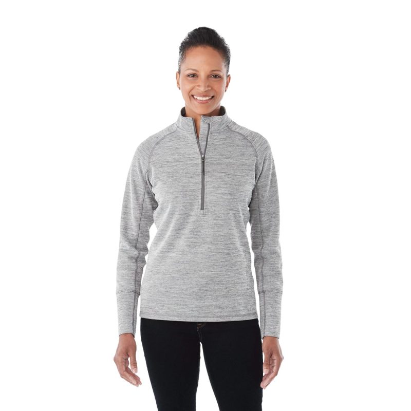 Womens-CRANE-Performance-Knit-Half-Zip-with-Thumb-Holes-TM98305-9 -10