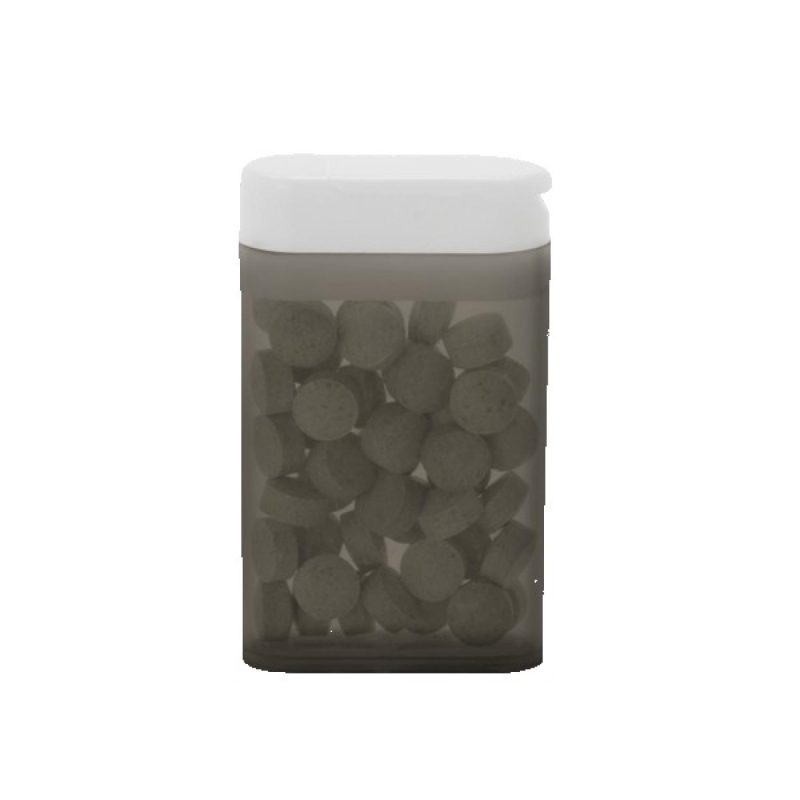1 1/2" x 2 1/2" Rectangular Flip-Top Mint Dispenser - 8