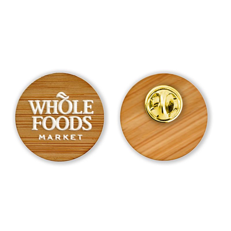 1" Bamboo Lapel Pin