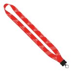 1" Dye Sublimated Waffle Weave Lanyard - 2