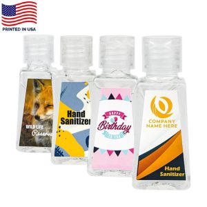 1 Oz. Custom Hand Sanitizer Triangle Bottles