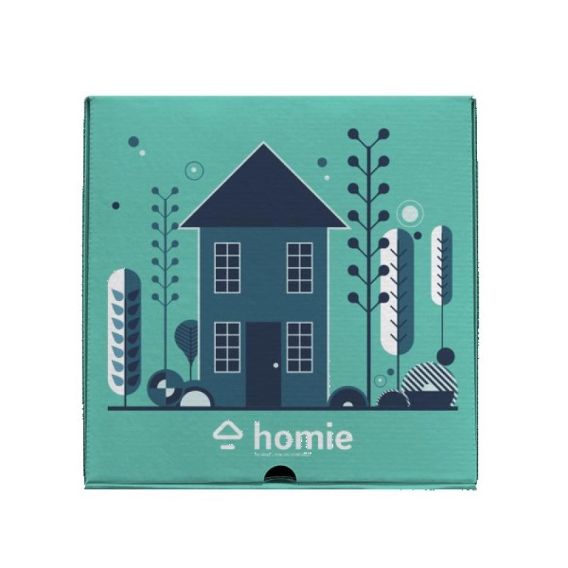 10" x 10" x 4" Custom White Corrugate Gift Box and 4" x 6" Card - 5