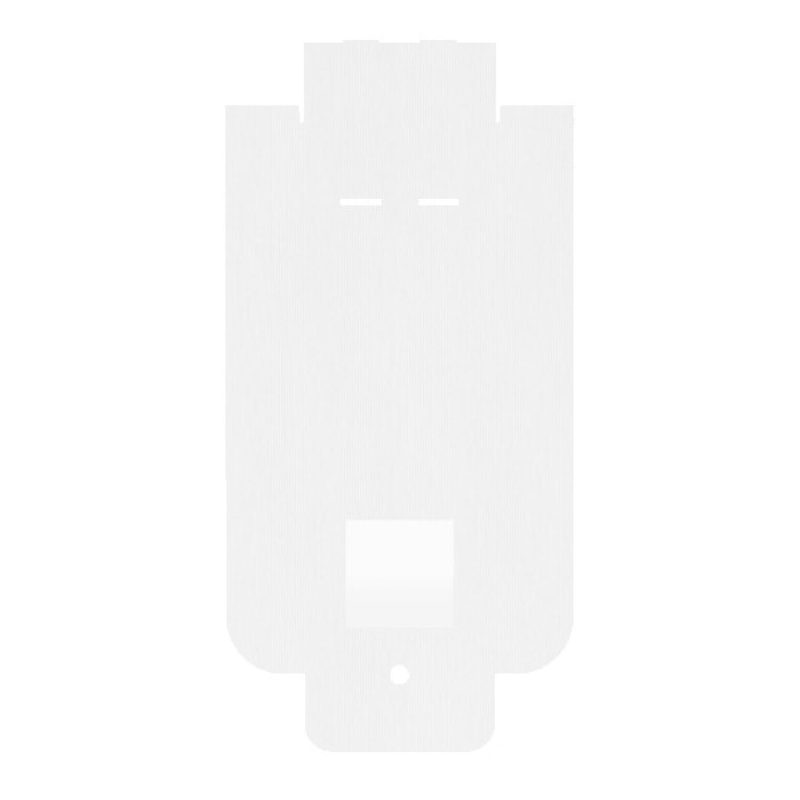 10" x 10" x 4" Flat Custom White Corrugate Gift Box - 1