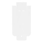 10" x 10" x 4" Flat Custom White Corrugate Gift Box - 2