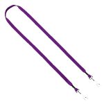 1/2" Cotton Double Swivel Hook Lanyard - 5