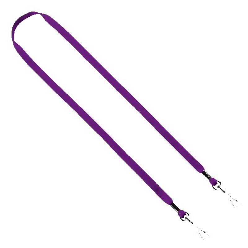 1/2" Cotton Double Swivel Hook Lanyard - 5