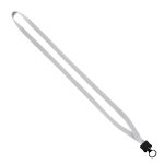 1/2" Cotton Lanyard with Plastic Clamshell & O-Ring - 3