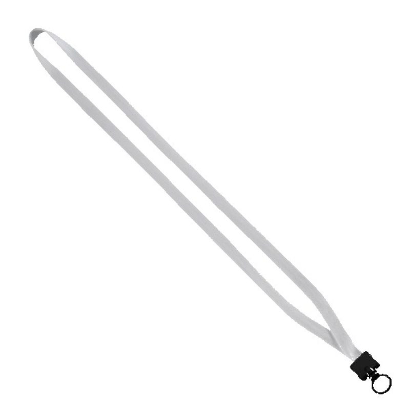 1/2" Cotton Lanyard with Plastic Clamshell & O-Ring - 3