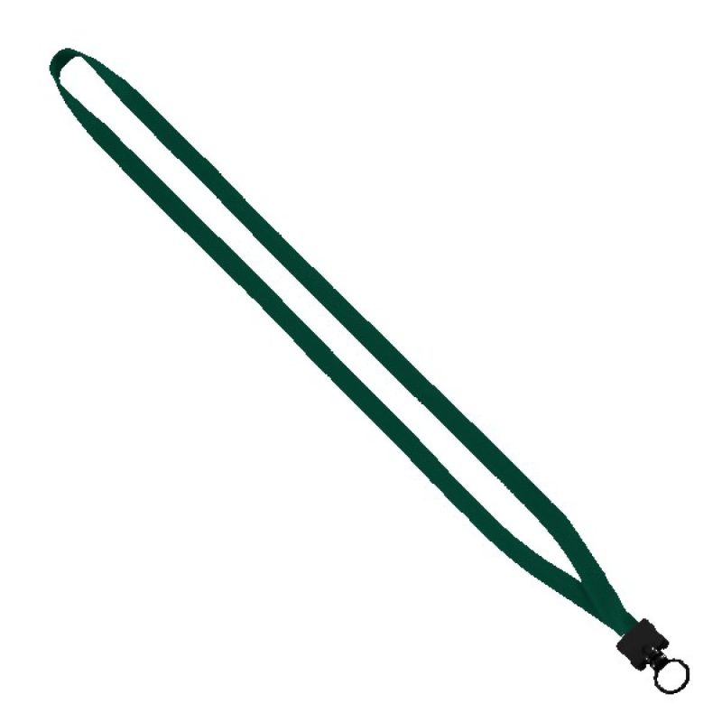 1/2" Cotton Lanyard with Plastic Clamshell & O-Ring - 8
