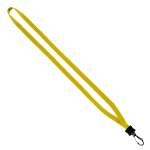 1/2" Cotton Lanyard with Plastic Clamshell & Swivel Snap Hook - 1