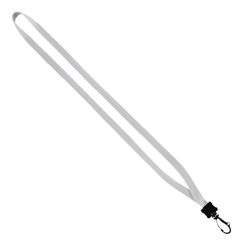 1/2" Cotton Lanyard with Plastic Clamshell & Swivel Snap Hook - 2