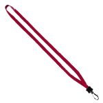 1/2" Cotton Lanyard with Plastic Clamshell & Swivel Snap Hook - 3
