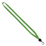 1/2" Cotton Lanyard with Plastic Clamshell & Swivel Snap Hook - 4
