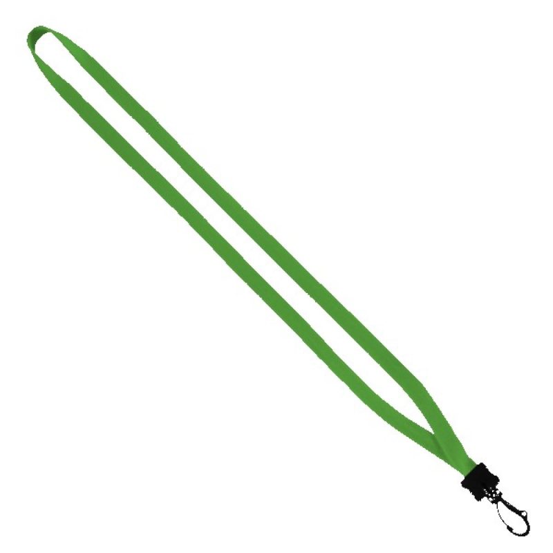1/2" Cotton Lanyard with Plastic Clamshell & Swivel Snap Hook - 4