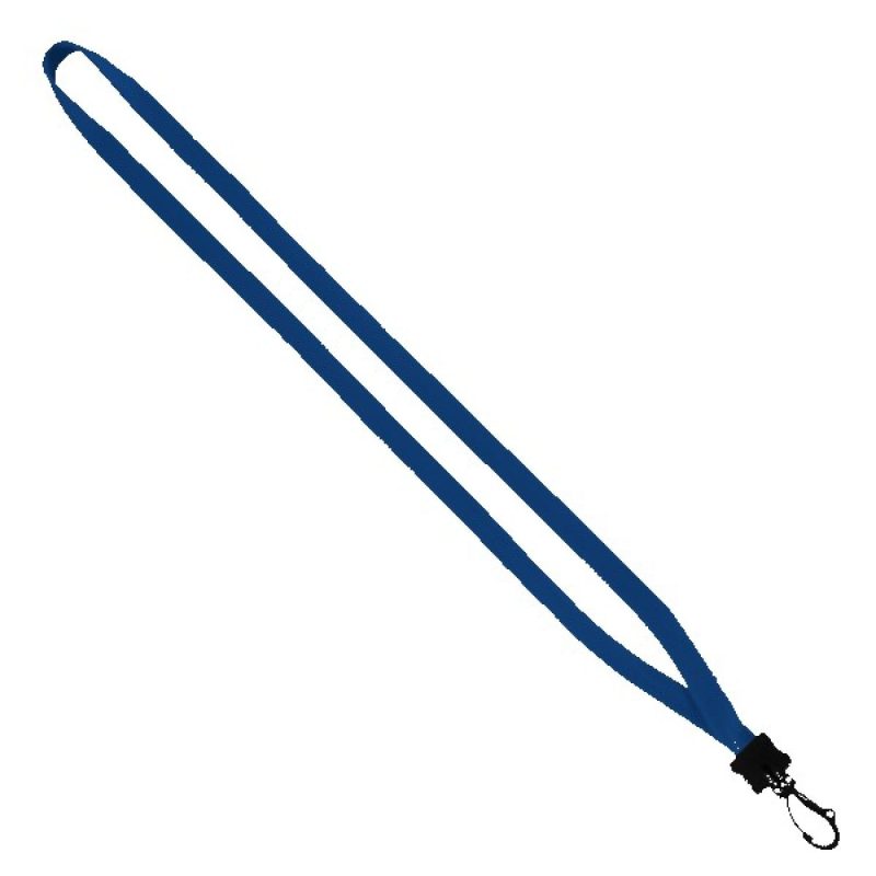 1/2" Cotton Lanyard with Plastic Clamshell & Swivel Snap Hook - 5