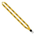 1/2" Dye-Sublimated Waffle Weave Lanyard